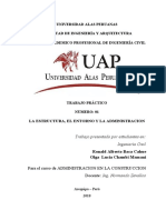 Trabajo 1 - La Estructura El Entorno y La Administracion