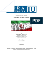 Cultural Diversity (Iran) : Communication Skills Report On