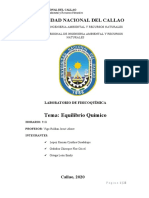 Informe de Equilibrio Químico 