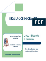 02 Legislacion Informatica - El Derecho y La Informatica