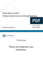 Como Iniciarse en El Dropshipping