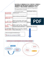 TALLER DE MANTENIMIENTO DE RH  3 Y 4  Y ANALISIS DEL CASO