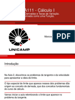 Derivadas e taxas de variação: conceitos fundamentais do cálculo