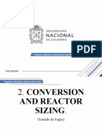 2 Conversion and Reactor Sizing