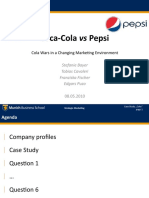 Coca-Cola Vs Pepsi: Cola Wars in A Changing Marketing Environment