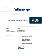 El proceso de dirección en la administración de empresas