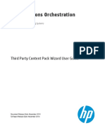 HP Operations Orchestration: Third Party Content Pack Wizard User Guide