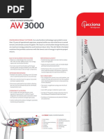 AW-3000 Wind Turbine Specifications | PDF | Wind Turbine | Turbine