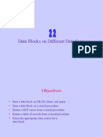 Data Blocks On Different Data Sources