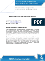 Fundamentos ISO 9001 2008