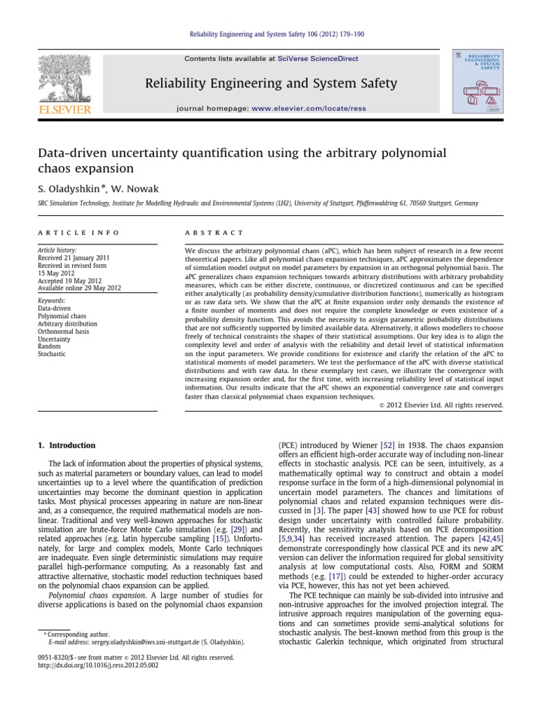 Data-Driven Uncertainty Quantification | PDF | Statistics | Analysis