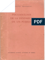 Aniceto Ara Moni, Psicoanálisis de La Dinámica de Un Pueblo