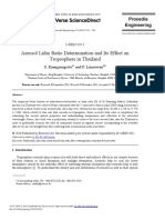 Aerosol Lidar Ratio Determination and Its Effect On Troposphere in Thailand