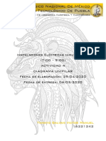 Act.4. Diagrama Unifilar. Inst. Tamayo Galvan Victor Manuel