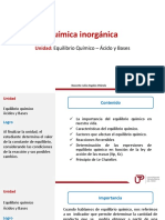 U3 - S3 - 1.2.equilibrio Quimico, Principio Le Chatelier