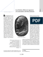 Alberti, la ingeniería y las matemáticas del Renacimiento