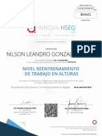 Certificado de Alturas Nilson Leandro Gonzales Ojeda