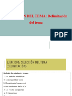 Selección Del Tema PDF