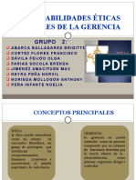 1 G - 2 - GERENCIA - Responsabilidades Ã©ticas y sociales dela Gerencia.pptx
