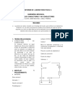 Imforme Fisica 2 Conductores y No Conductores