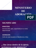 Presentacion Que Es Ministerio Adoracion
