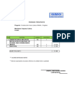 Presupuesto Cubica PDF