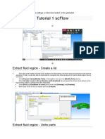 Tutorial 1 Scflow: Extract Fluid Region - Create A Lid