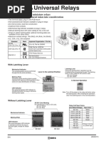 LU-5-R Relay Pinout and Specs | PDF | Alternating Current | Relay