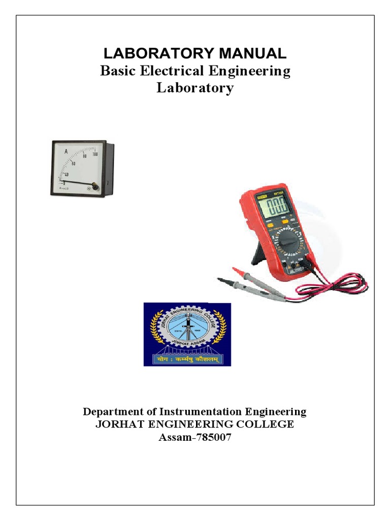Laboratory Manual Basic Electrical Engineering Laboratory | PDF ...
