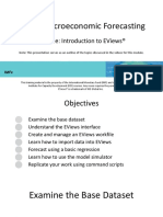 M2 Intro To EViews PDF