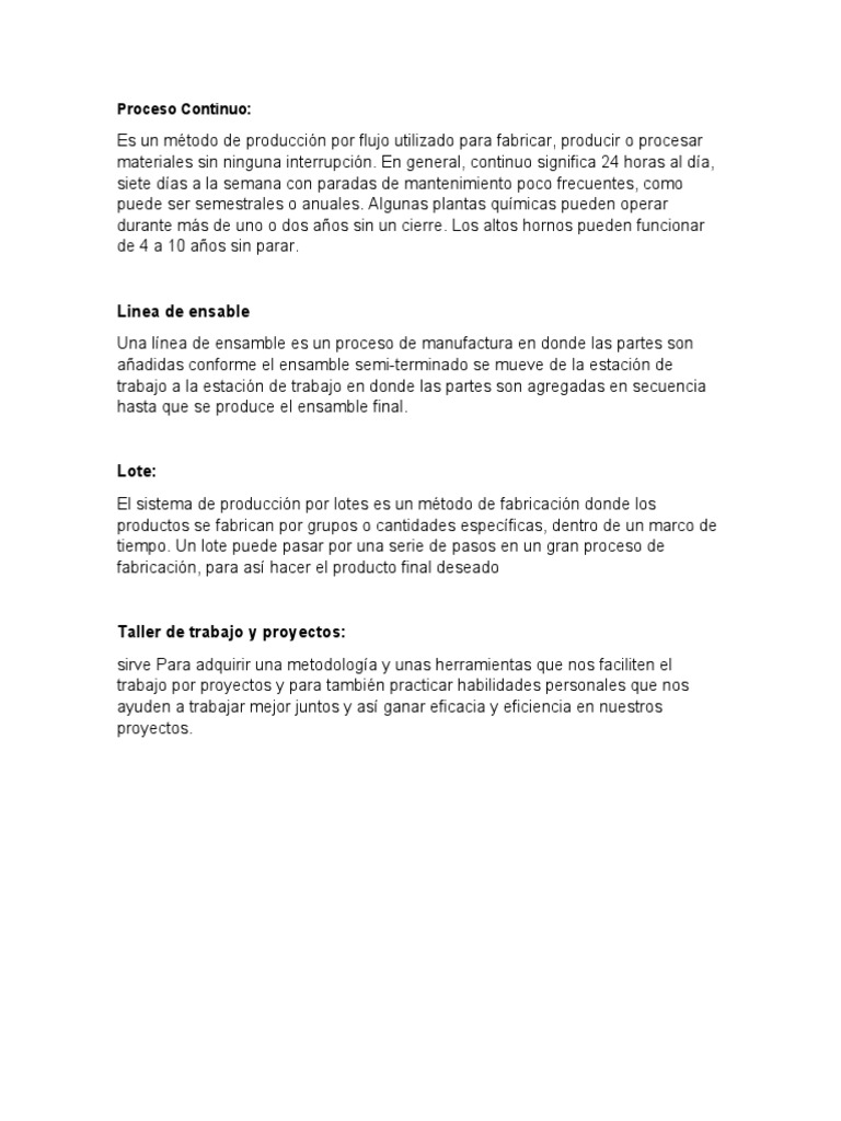 Proceso Continuo PDF