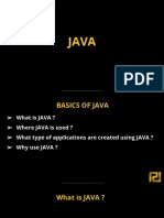 Basics of Java