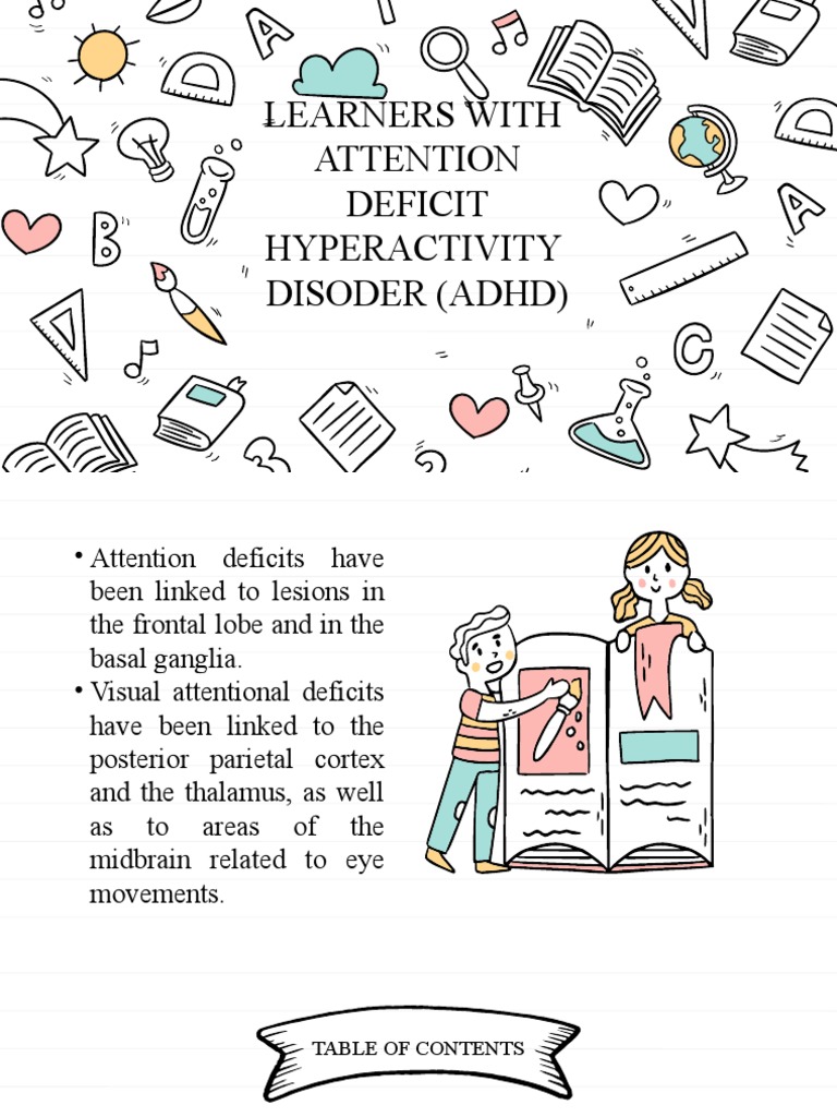 Learners With Attention Deficit Hyperactivity Disoder (Adhd) | PDF ...