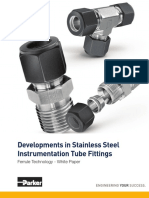 Parker White Paper Developments in Stainless Steel Instrumentation Tube Fittings