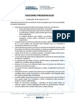 Disposiciones Presidenciales 14.05.20