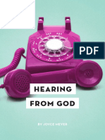 Hearing From God: by Joyce Meyer