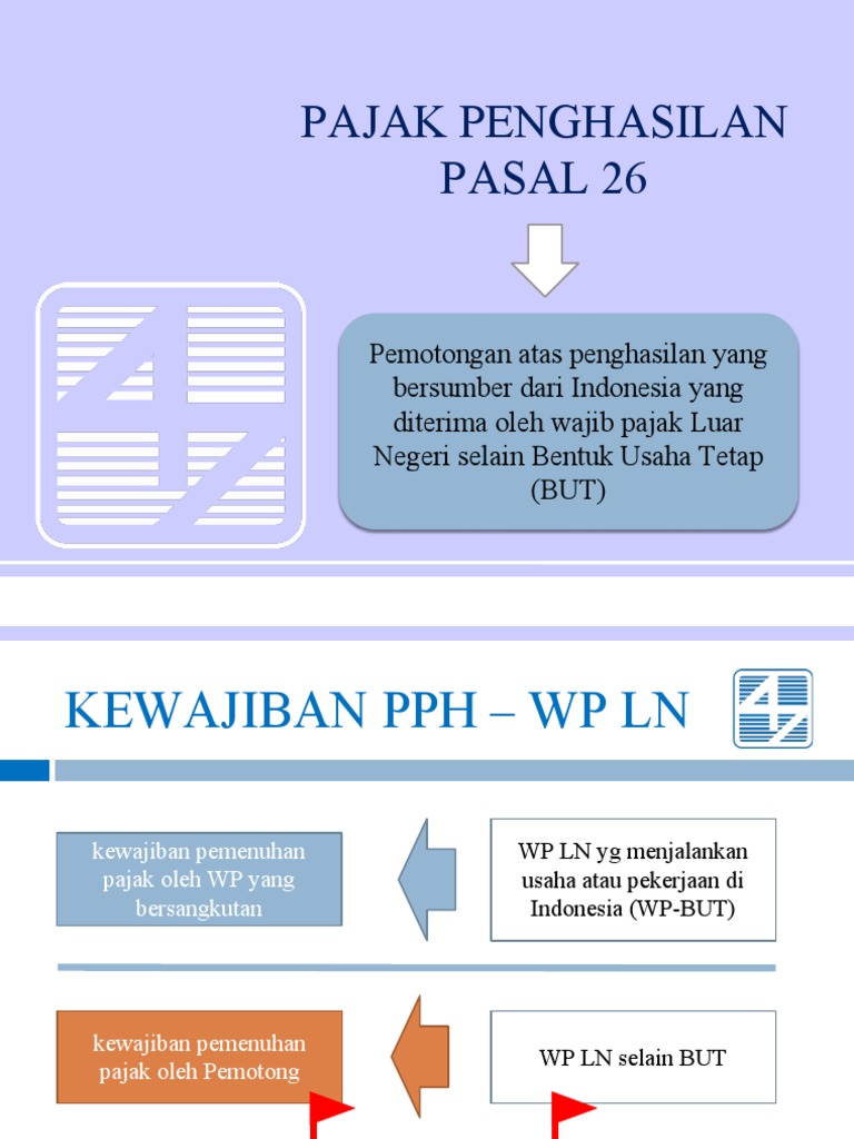 Panduan PPh Pasal 26 untuk WP LN | PDF