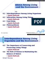 Form 2, Chap 04: Interdependence Among Living Organisms and The Environment