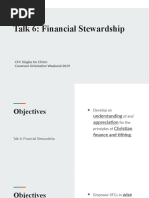 (COW) Talk 6 - Financial Stewardship