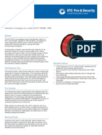 Product Data Sheet: Alarmline II Analogue LHD Cable W/ PVC Sheath, 100m