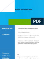 Adecuación Plan de Estudios PDF