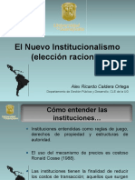 El Nuevo Institucionalismo 2 (elección racional)