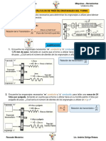 Práctica de Cálculos de Tren de Engranajes