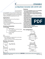 6A, 23V Synchronous Step-Down Converter With 3.3V/5V LDO: RT6256B/C