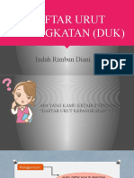 Daftar Urut Kepegawaian (Duk)