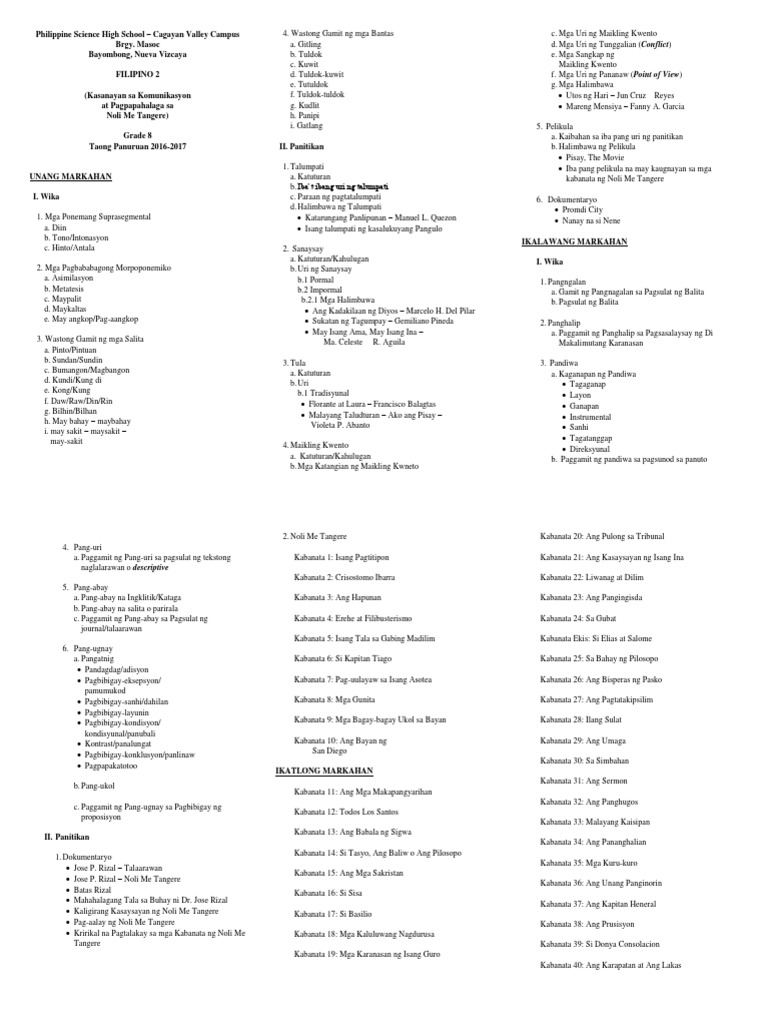 Filipino 1 | PDF
