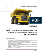 UNID - 6 - QUÉ CONTROLES, INSTRUMENTOS E IND - Camion Komatsu 980E - Enero 2018 PDF