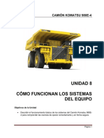 UNID - 8 - CÓMO FUNCIONAN LOS SISTEMAS DEL EQUIPO - Camion Komatsu 980E - Enero 2018 PDF