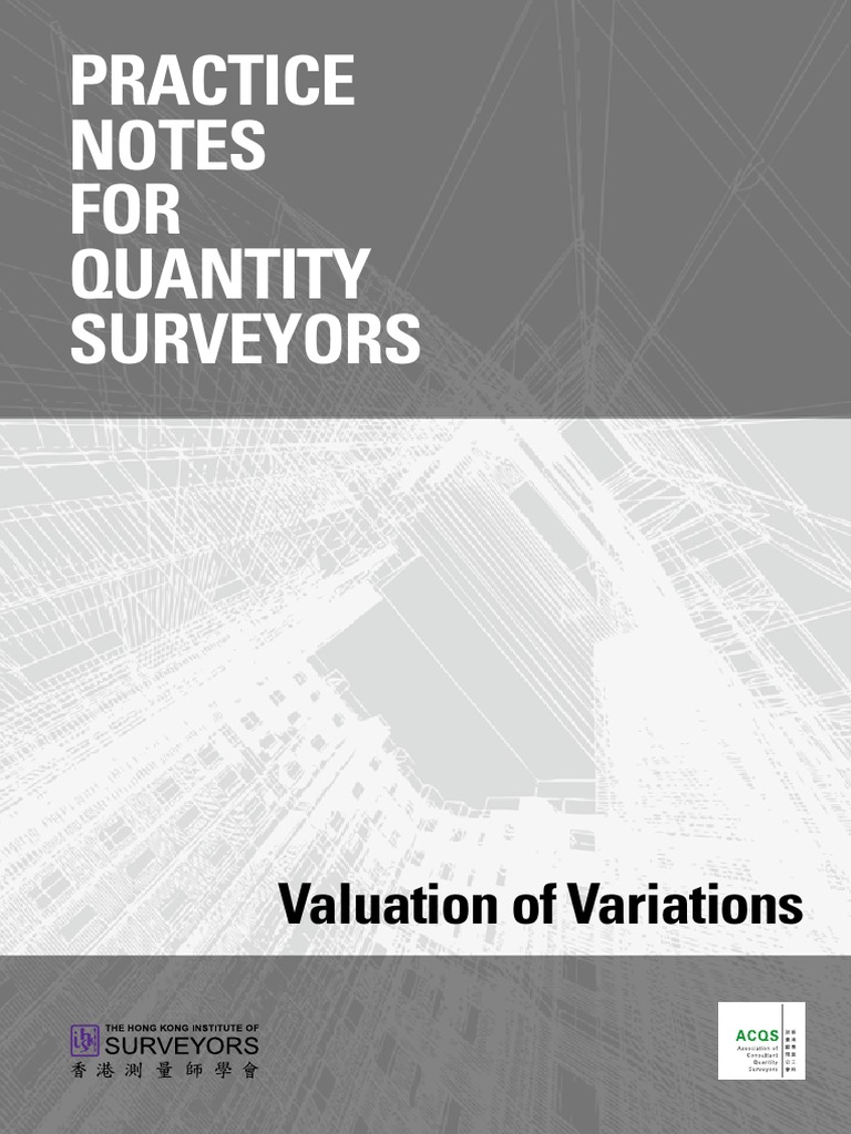 QS Variations2015 PDF | PDF | Architect | General Contractor