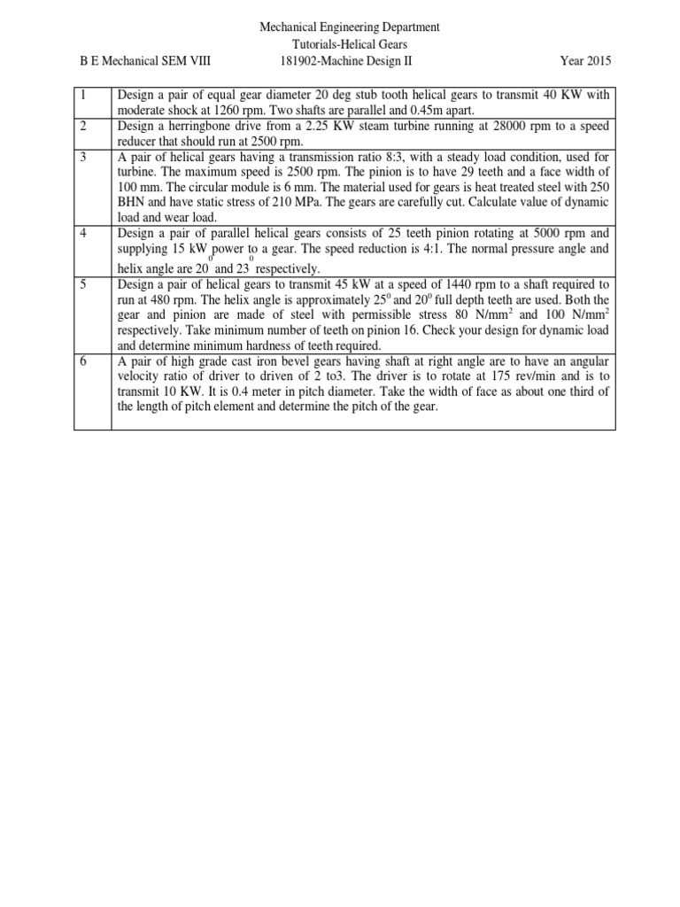 Tutorial MD II 2015 2 | PDF